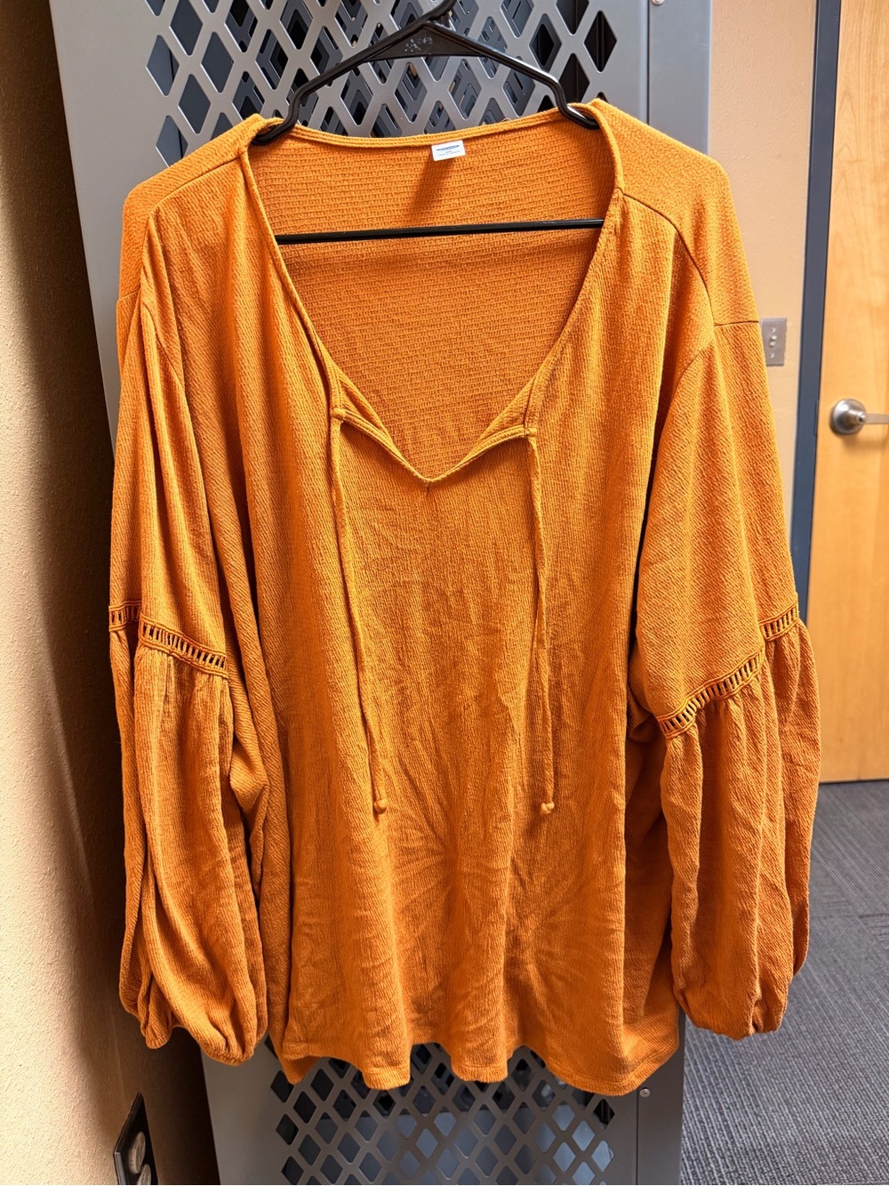 Flowy Orange Long Sleeve
